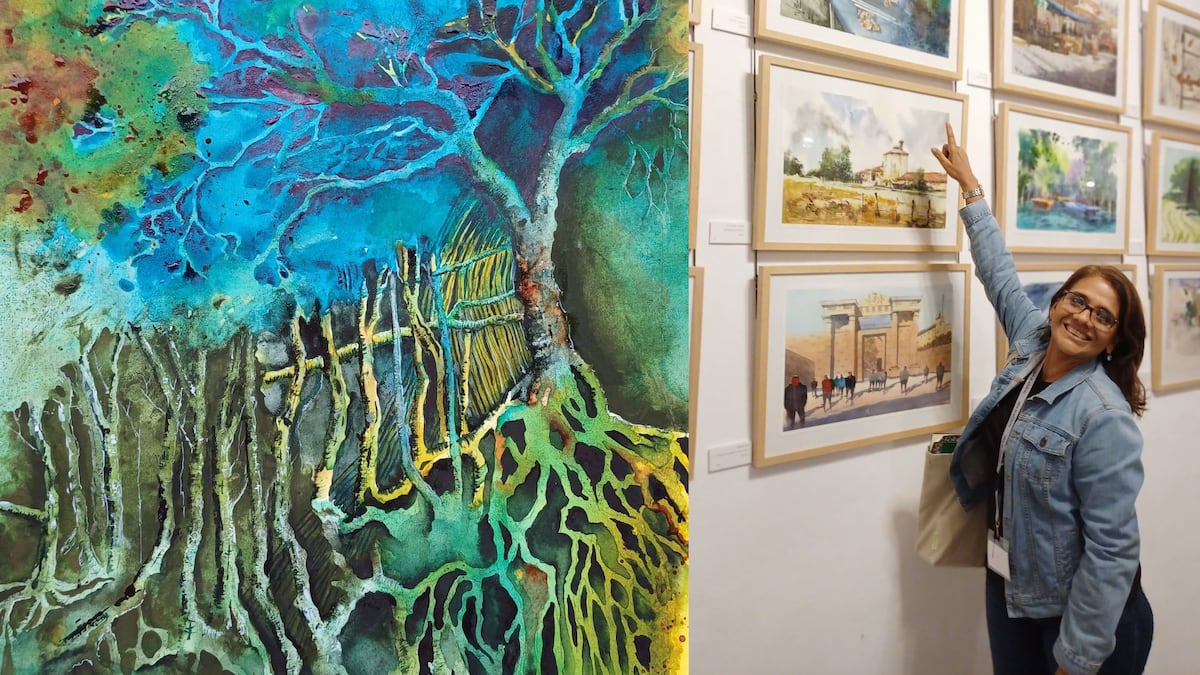 Obra de la artista panameña Lía Méndez figura entre las mejores del año, según la exhibición International Watercolour Masters