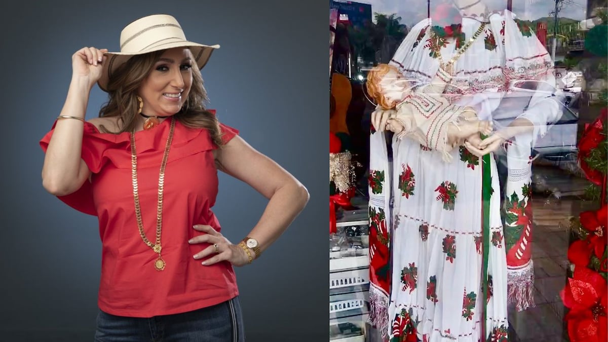 La productora Elena Llorach opina sobre la aparición de una “pollera navideña”