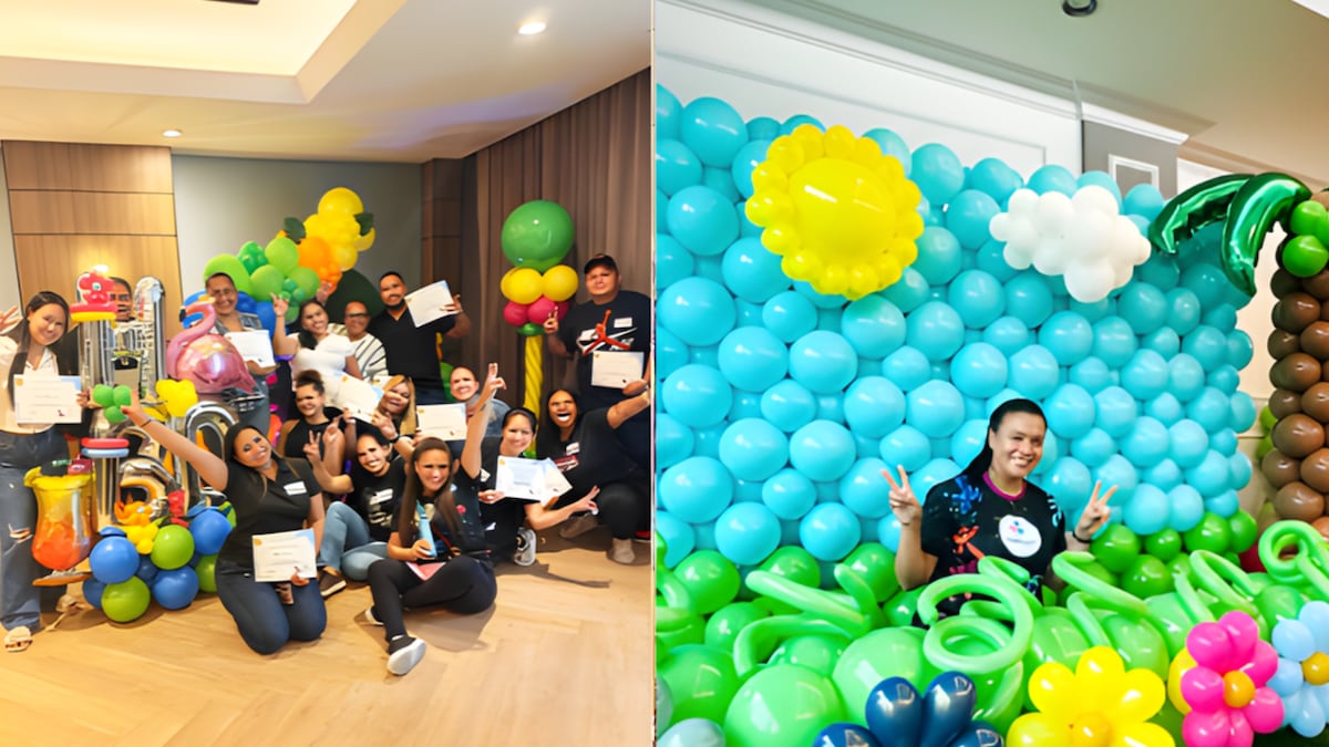 Dando forma a la creatividad: el taller para aprender sobre el arte en globos