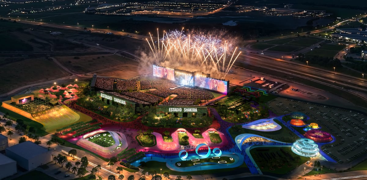 Cómo es Macondo Park, el escenario más grande de Europa que creó Shakira para su residencia artística en Madrid