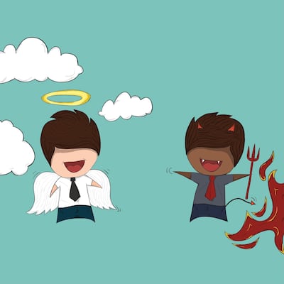 En la oficina del director