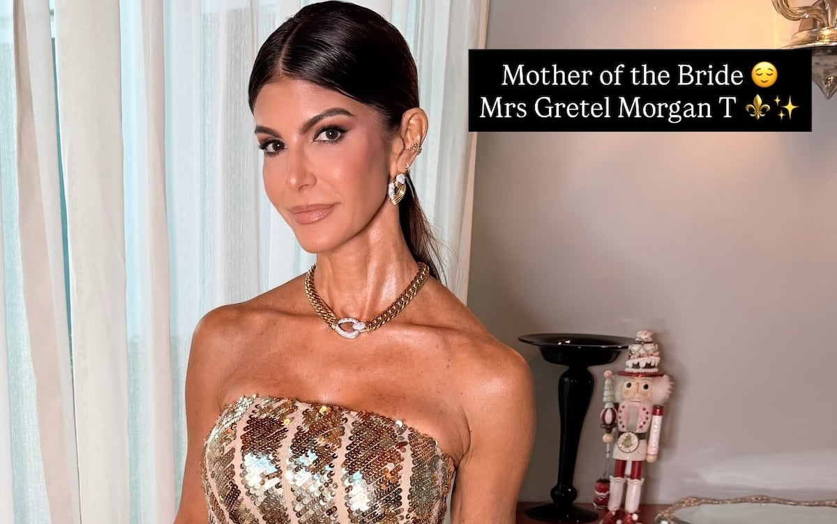 De dorado: Así lució Gretel Morgan, mamá de Julianne Roux, para la boda civil de su hija