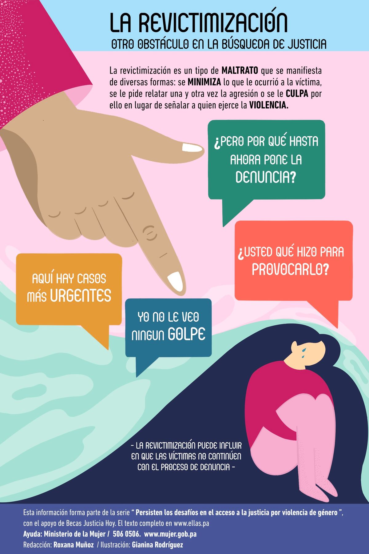 La revictimización: otro obstáculo en la búsqueda de justicia