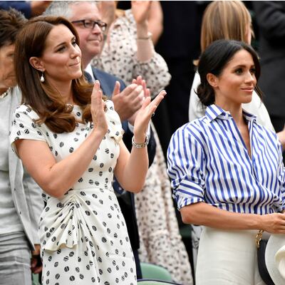 Kate y Meghan, las verdaderas protagonistas de Wimbledon