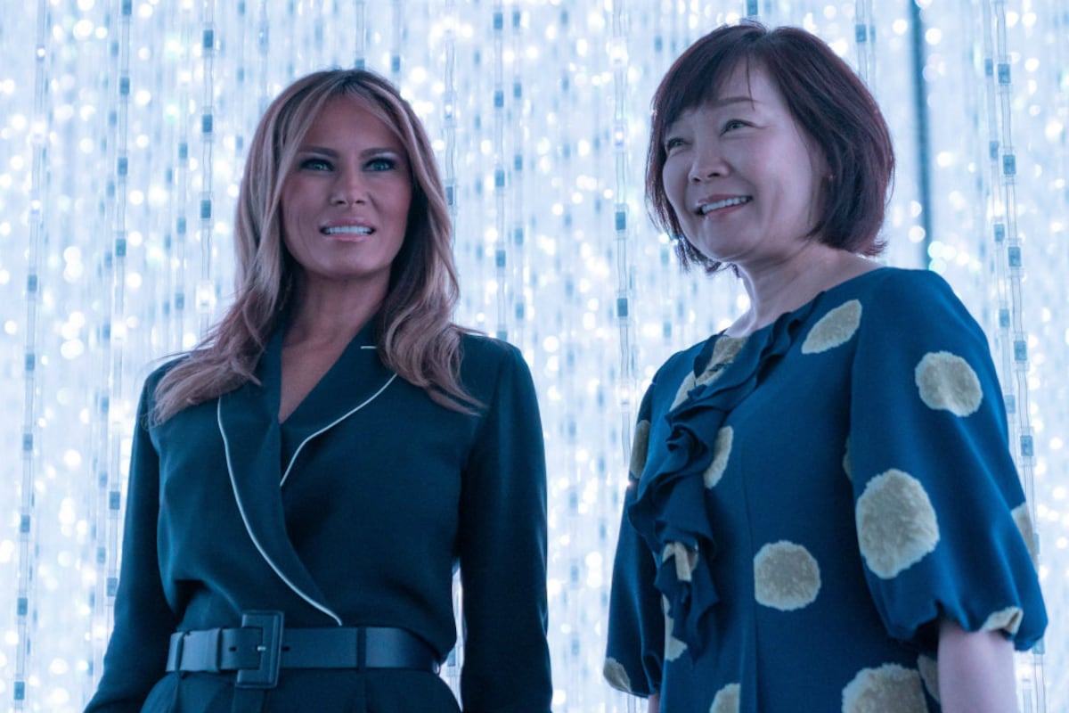 Melania Trump en Japón: seis vestidos en cuatro días
