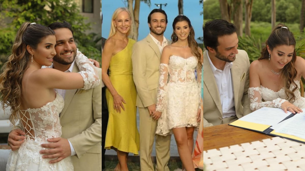 ‘Se casó por lo civil la luz de mis ojos’, la presentadora Karen Chalmers sobre la boda de su hijo Daniel Gadeloff