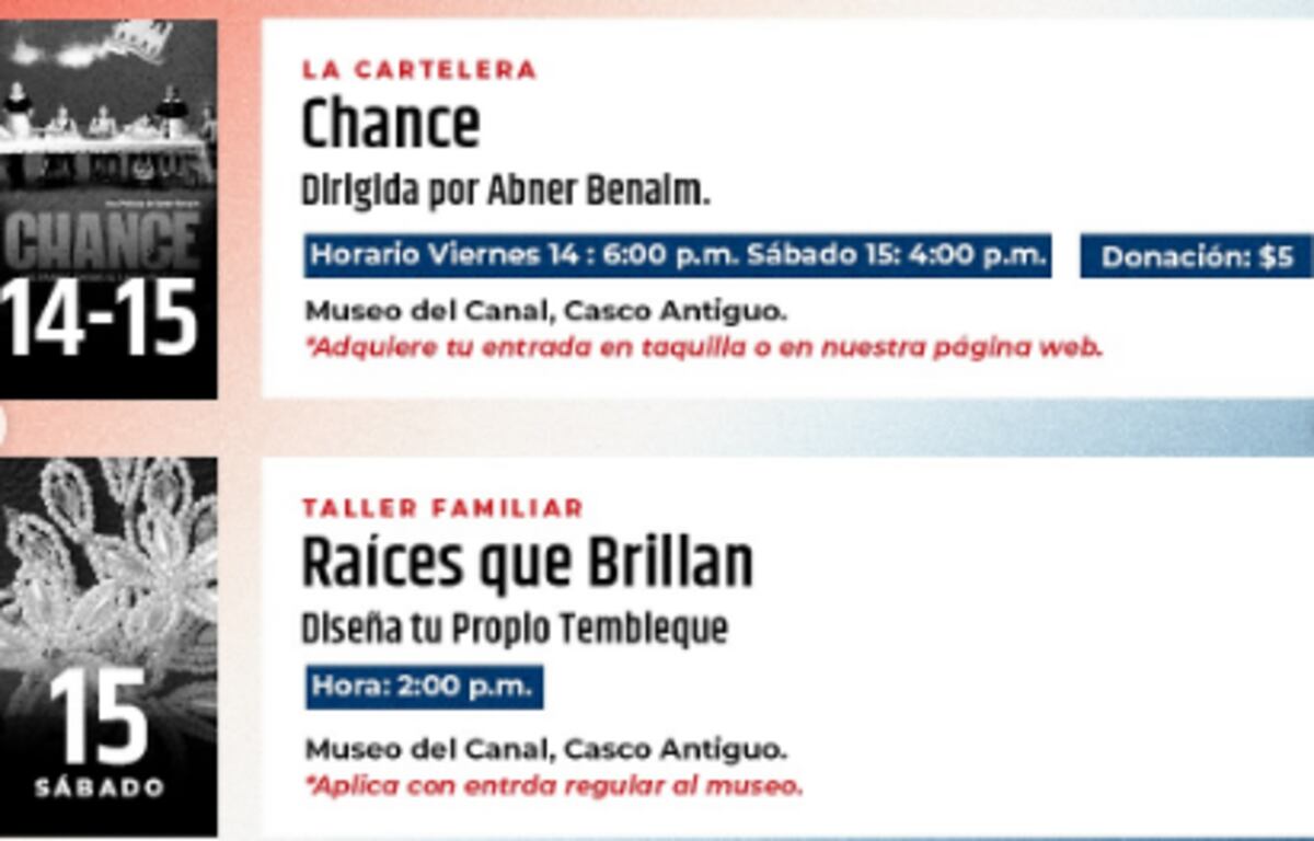 5 actividades diferentes para este fin de semana en Panamá