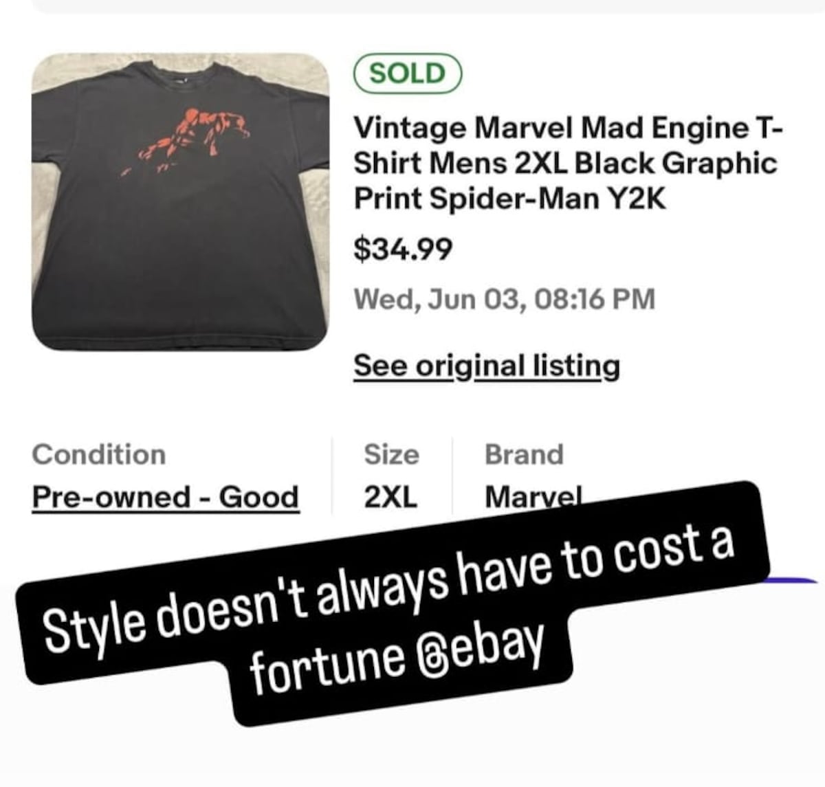 Zendaya lleva una camiseta vintage de Spider-Man, de 35 dólares, para una alfombra roja en París