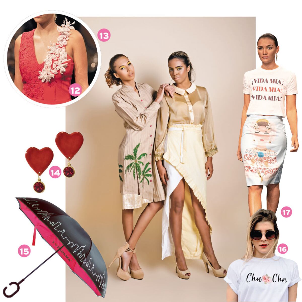 Viste panameño: piezas con nuestra sazón