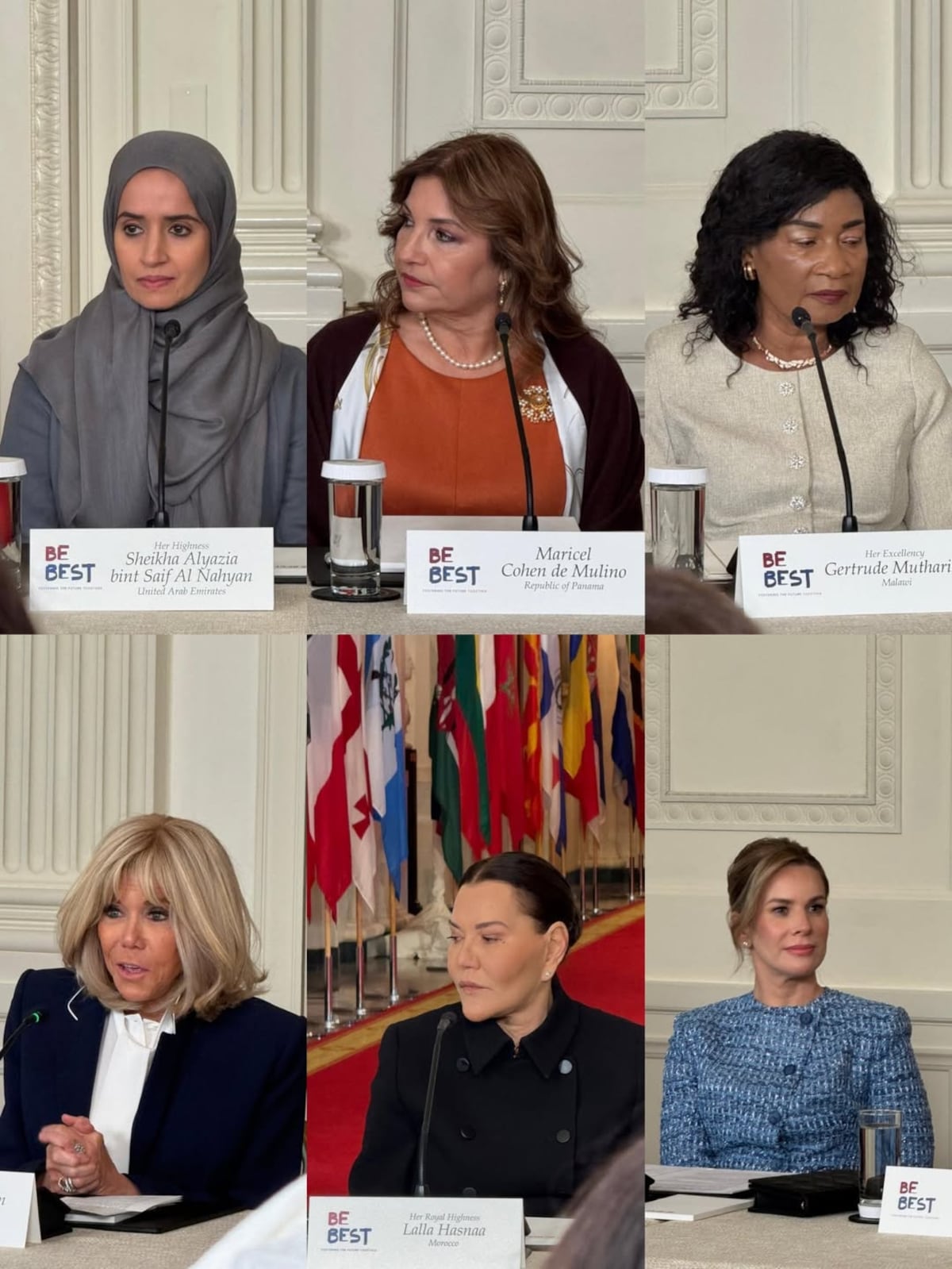 Maricel de Mulino, Melania Trump y un robot humanoide se reúnen en encuentro de primeras damas en la Casa Blanca 