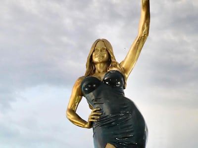 Barranquilla celebró el cumpleaños de Sofía Vergara con una estatua monumental 