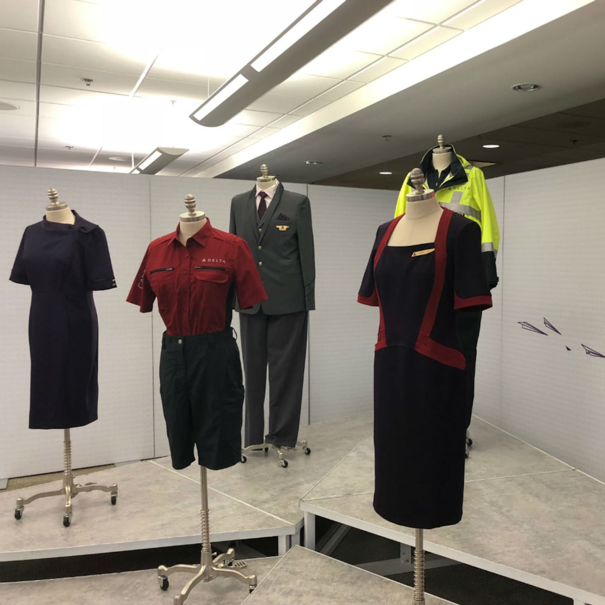 Uniformes por despegar