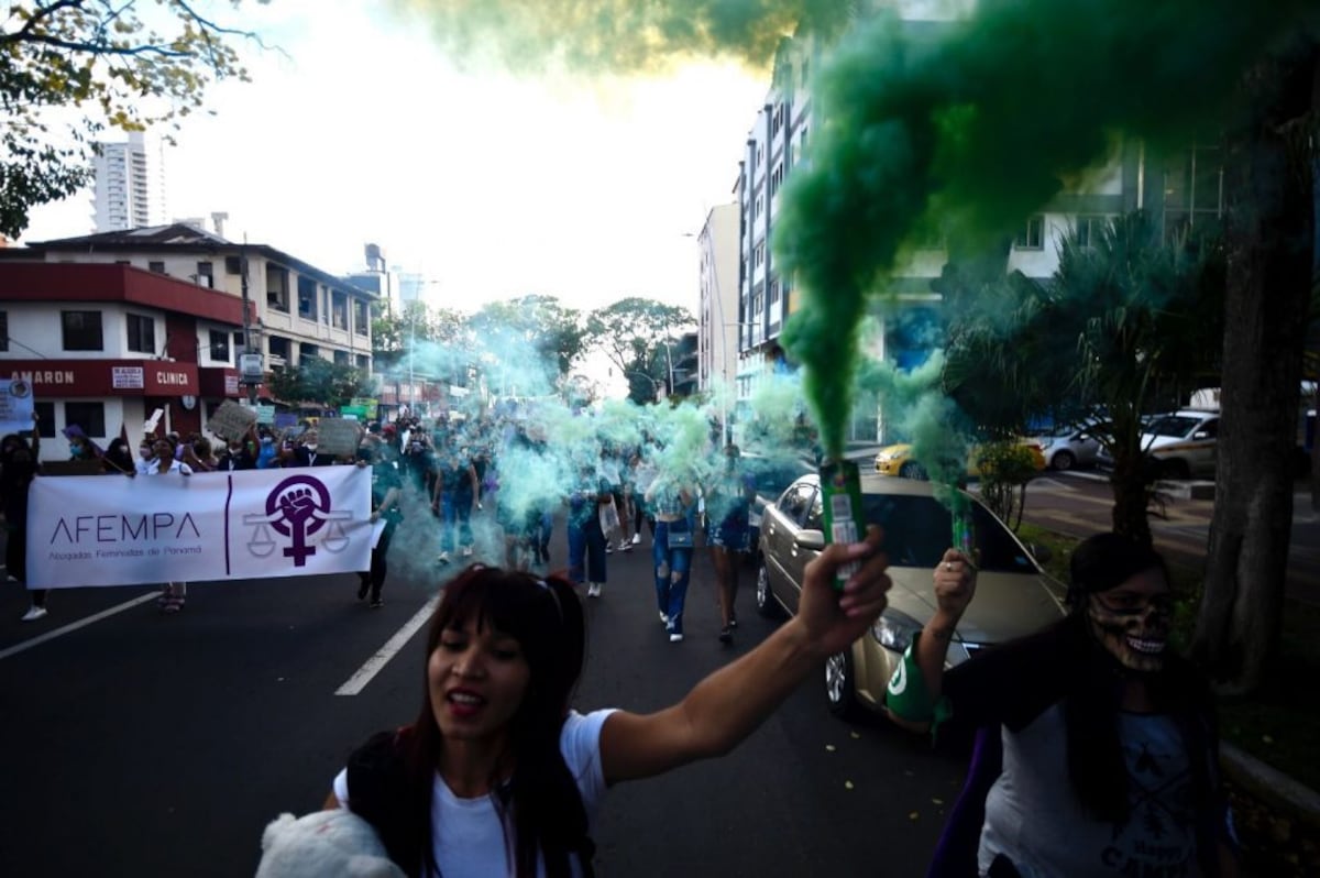 #8M en Panamá, una marcha por las mujeres y sus derechos
