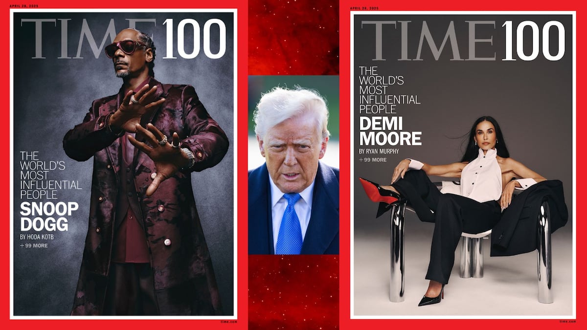 Donald Trump, Snoop Dog, Demi Moore, entre las 100 personas más influyentes de 2025, según Time