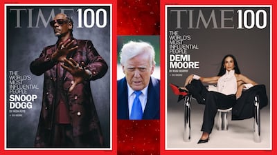 Donald Trump, Snoop Dog, Demi Moore, entre las 100 personas más influyentes de 2025, según Time 