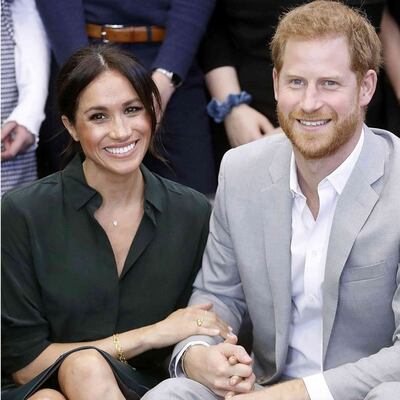 El príncipe Harry y Meghan, padres de un varón