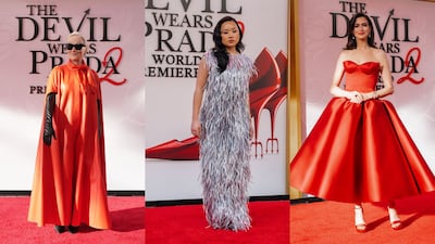 Así vistieron las estrellas en el estreno mundial de ‘El Diablo Viste a la Moda 2′