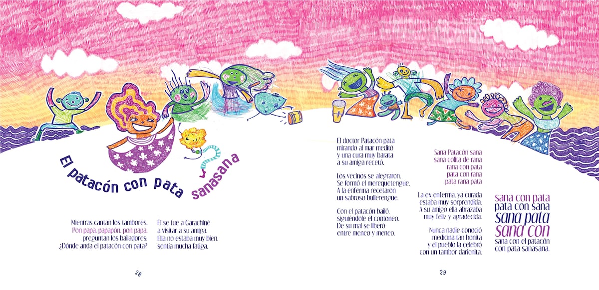 Un patacón con pata, otros poemas y 40 niños dibujantes