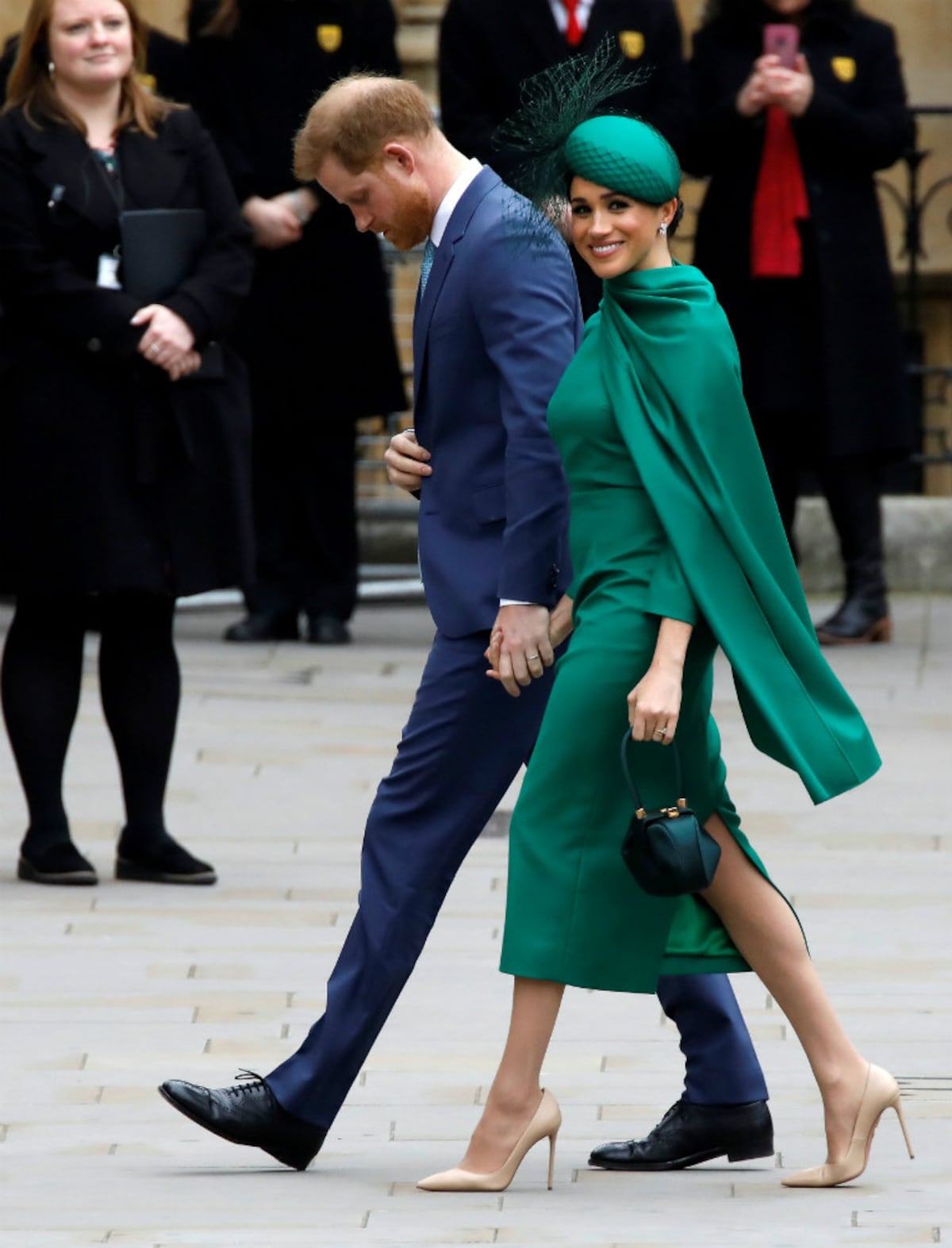 Meghan, radiante en su último acto oficial con la realeza británica