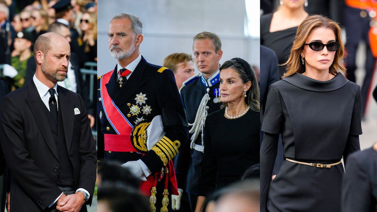 Los reyes Letizia y Felipe, el príncipe William y demás monarcas de Europa asisten al funeral del rey Harald V de Noruega