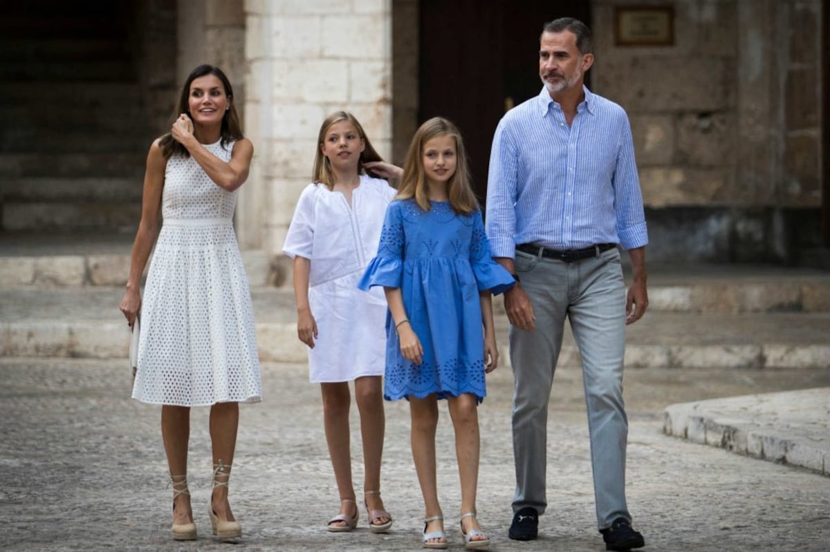 Los reyes de España y sus dos hijas, de vacaciones en Mallorca
