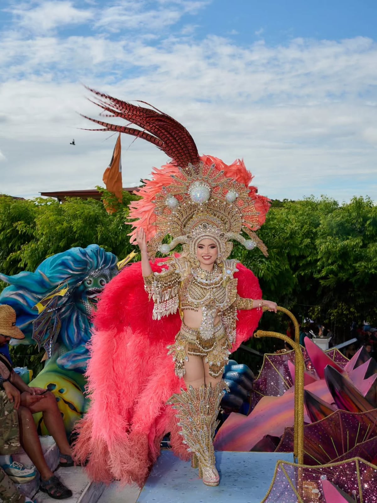 Así vistieron las reinas de Calle Arriba y Calle Abajo de Las Tablas para celebrar la llegada del año nuevo