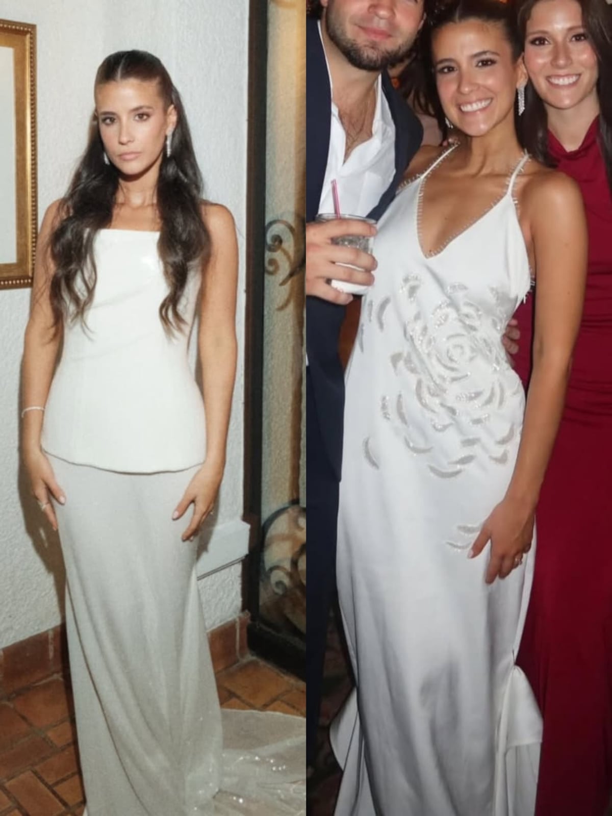 De diseñador: el segundo vestido de novia de Julianne Roux en su boda civil