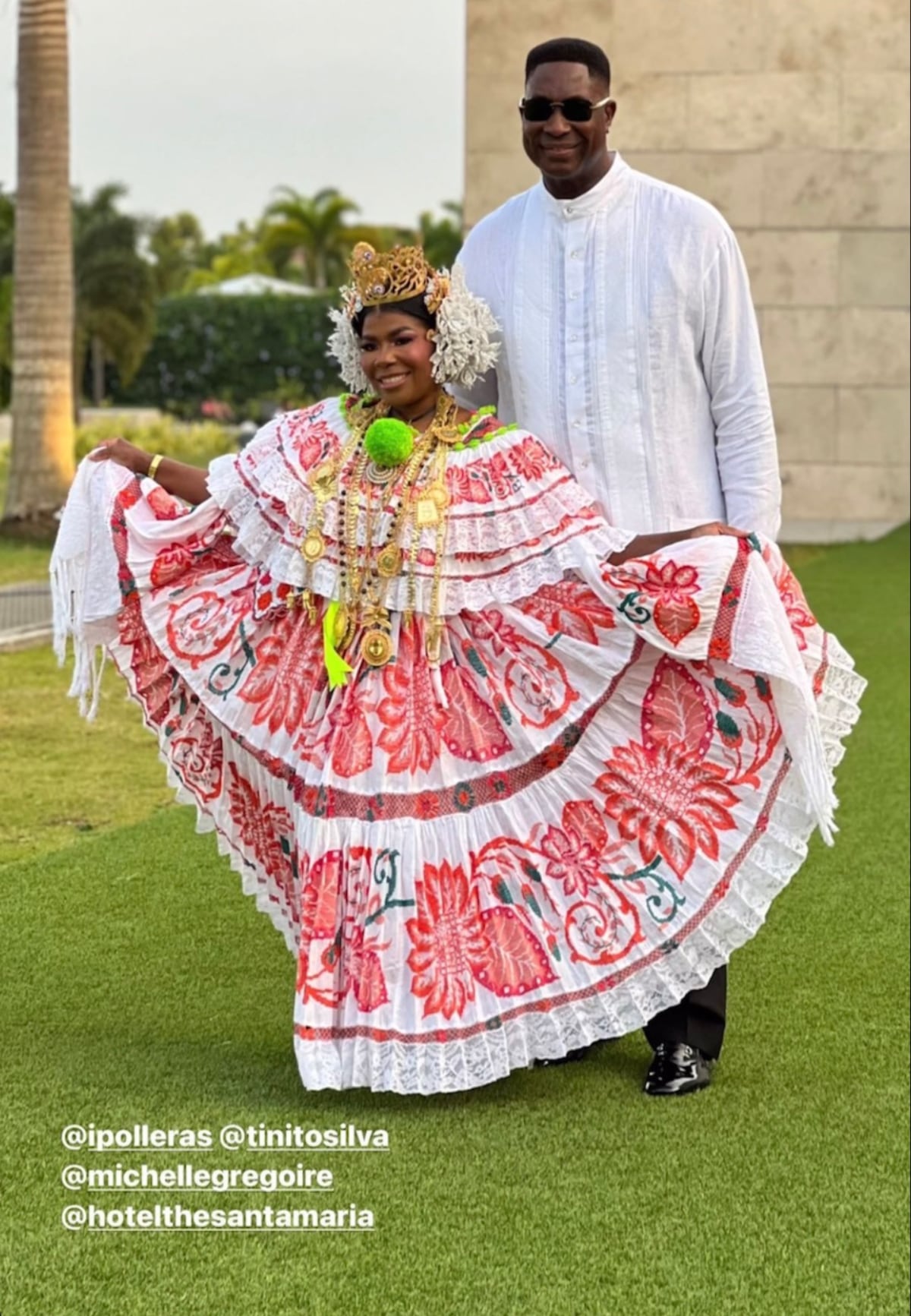 Ex jugador de la NBA se casa en Panamá con estilista sangre colonense