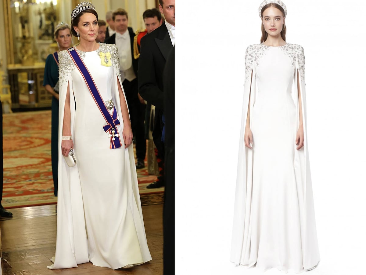 Kate Middleton se viste de novia para su primera aparición de etiqueta como Princesa de Gales
