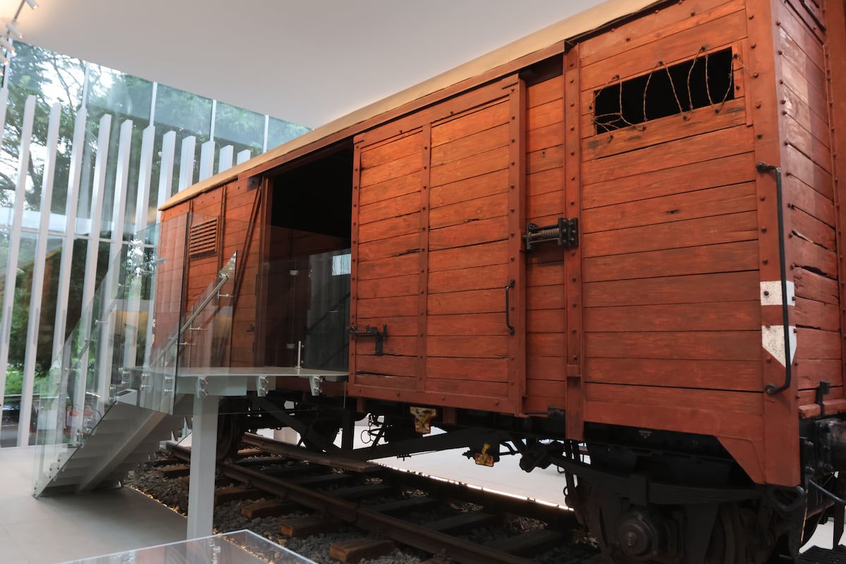 Un vagón de la Segunda Guerra Mundial llega a Panamá para mantener viva la memoria del Holocausto
