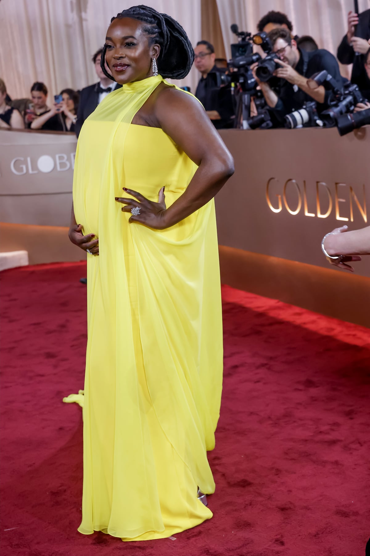 Actrices embarazadas en los Globos de Oro 2026