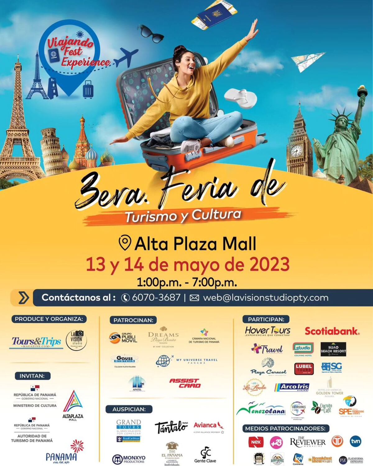 Lista de actividades para hacer en Panamá en el transcurso de mayo