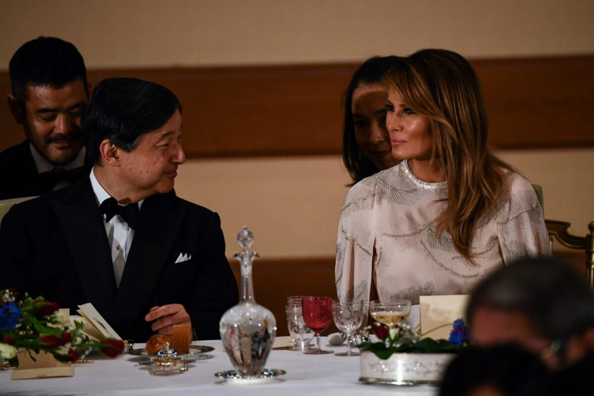 Melania Trump en Japón: seis vestidos en cuatro días