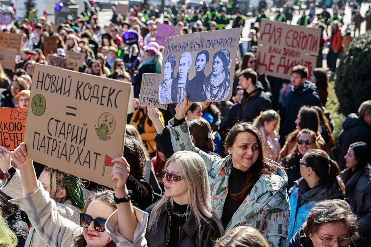 En fotos: mujeres alrededor del mundo salen a las calles a conmemorar un nuevo Día Internacional de la Mujer