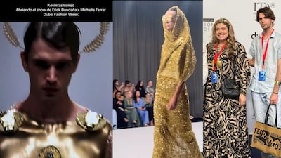 El tiktoker Kevin Fashioned y la diseñadora Michelle Ferrer debutan en nombre de Panamá en Dubai Fashion Week