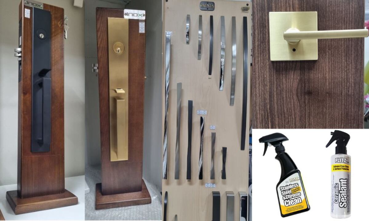 Destellos en puertas y muebles