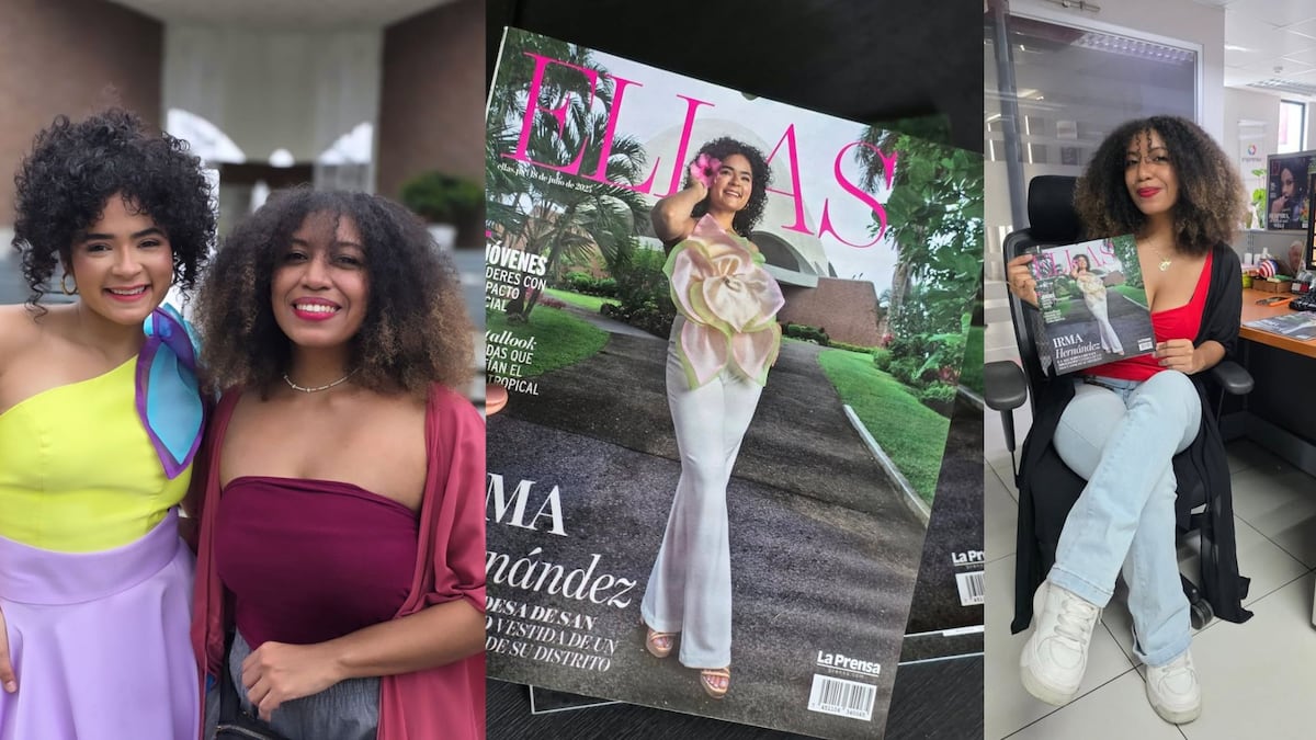 El sueño de ver a Irma Hernández vestida por un diseñador de moda de San Miguelito en portada de ELLAS