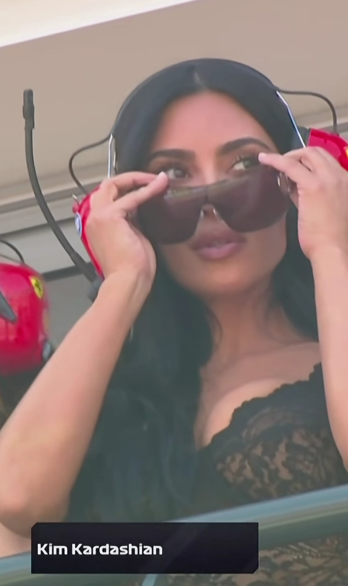 Kim Kardashian llega por primera vez a la F1 para apoyar a Lewis Hamilton