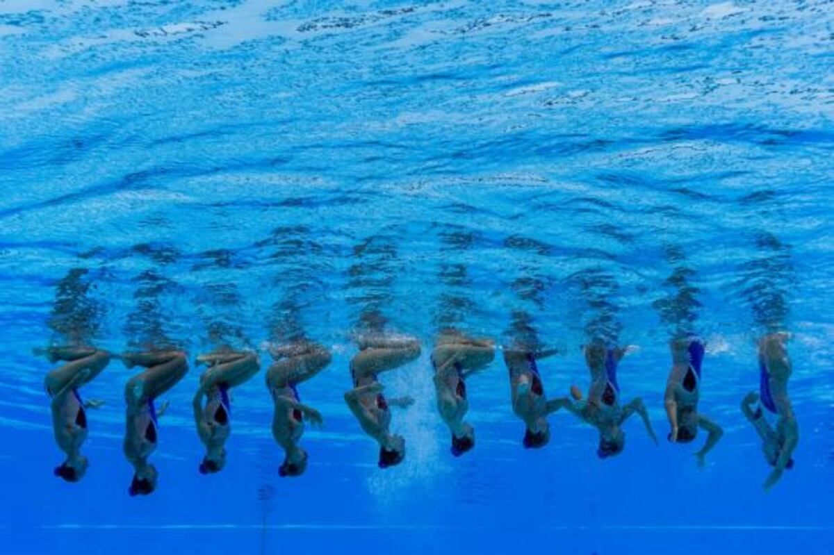 Artistas del nado sincronizado, en Hungría