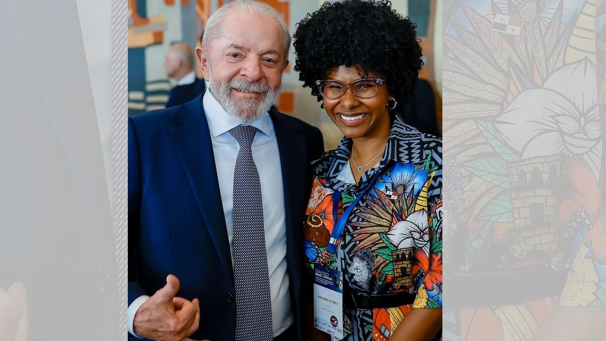 Diseño colonense en Brasilia: la diputada panameña Walkiria Chandler lució un traje de Jean Decort en una misión oficial en Brasil