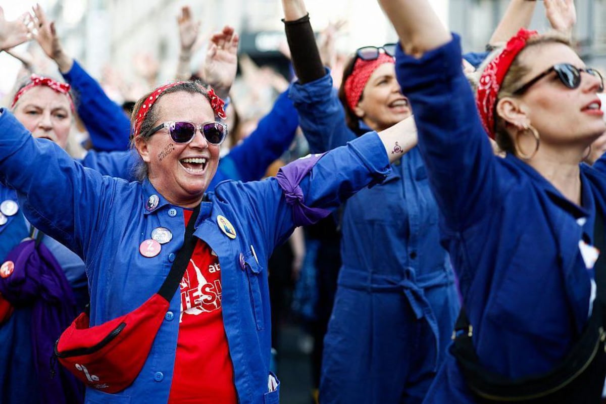 En fotos: mujeres alrededor del mundo salen a las calles a conmemorar un nuevo Día Internacional de la Mujer