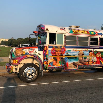 La historia del ‘diablo rojo’ que recorre las calles de Washington