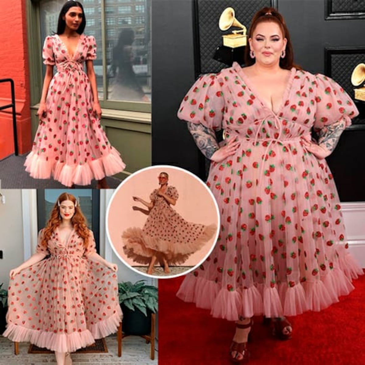 El vestido de fresas que adora Tik Tok, siempre que lo use alguien delgado