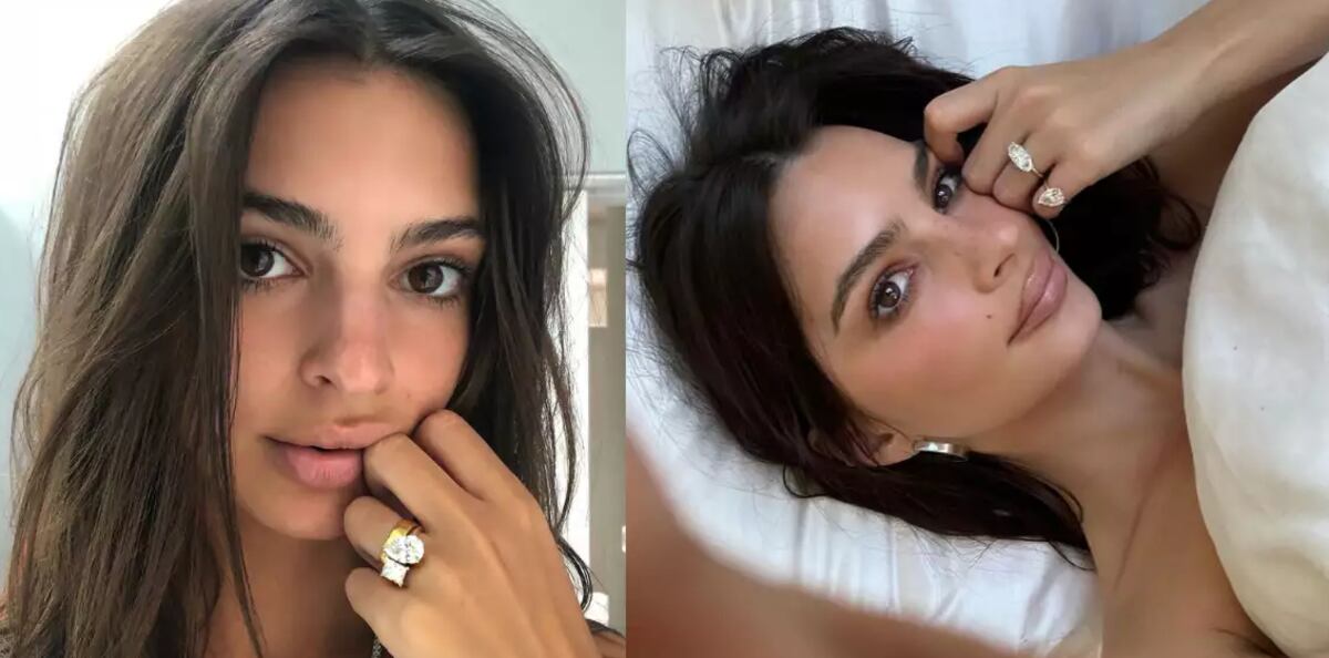 Emily Ratajkowski se separa y transforma su sortija de compromiso en dos anillos de divorcio