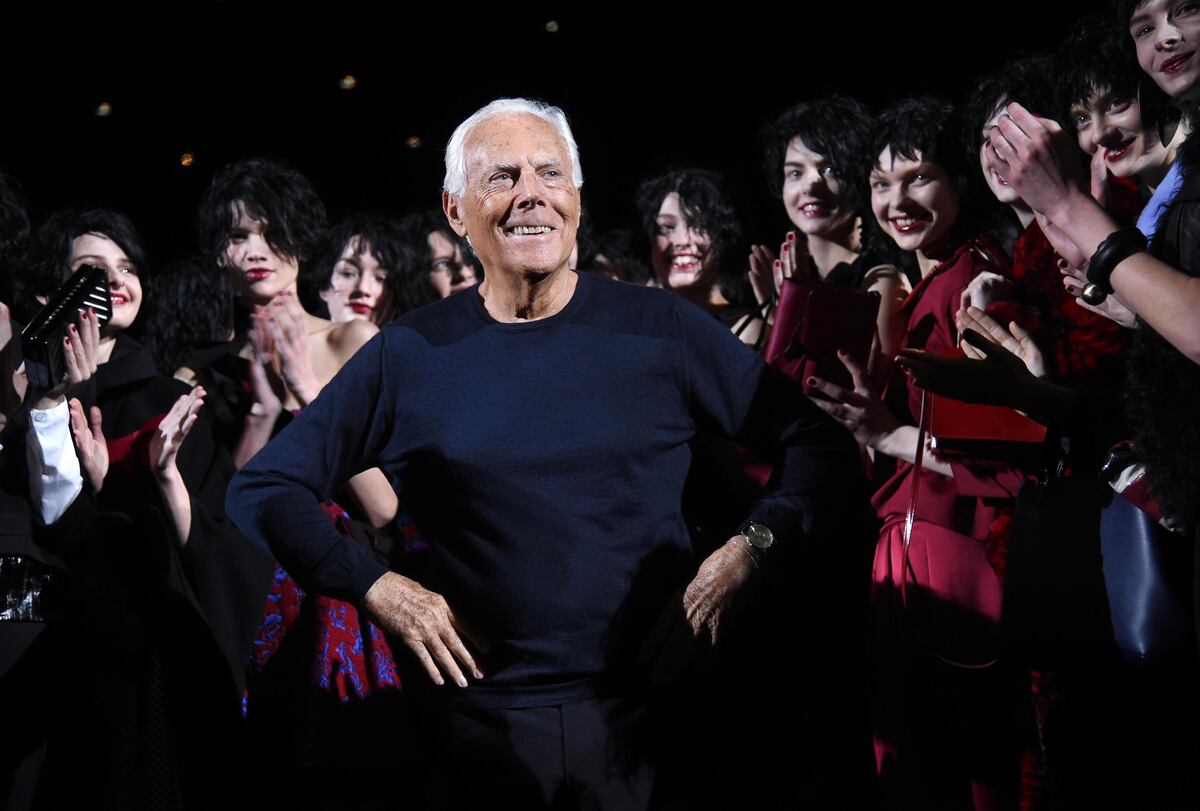 El diseñador Giorgio Armani, el ‘rey’ de la moda italiana y uno de los hombres más rico del mundo
