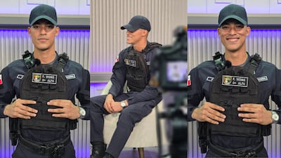 FOTOS: Así recibimos al agente F. Wong de la Policía Nacional en los estudios de ELLAS