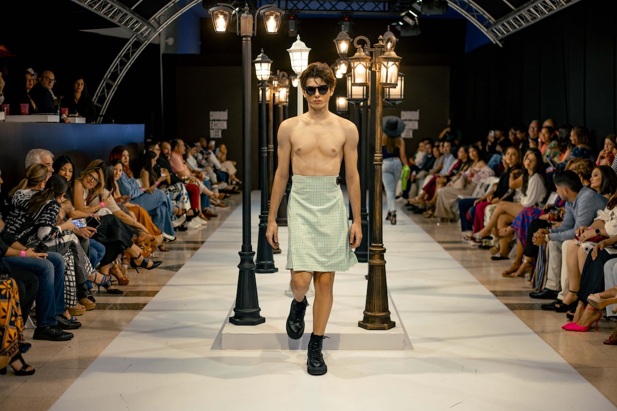 Musas de la música y reflexiones en la pasarela de Nicolas Real en Chiriquí Fashion Week