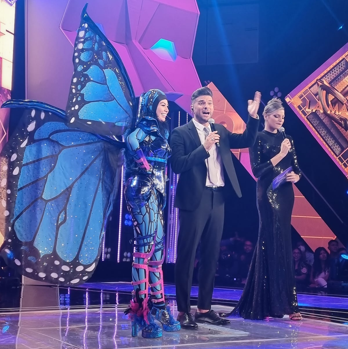 Rosa Iveth Montezuma era la Mariposa en La Máscara