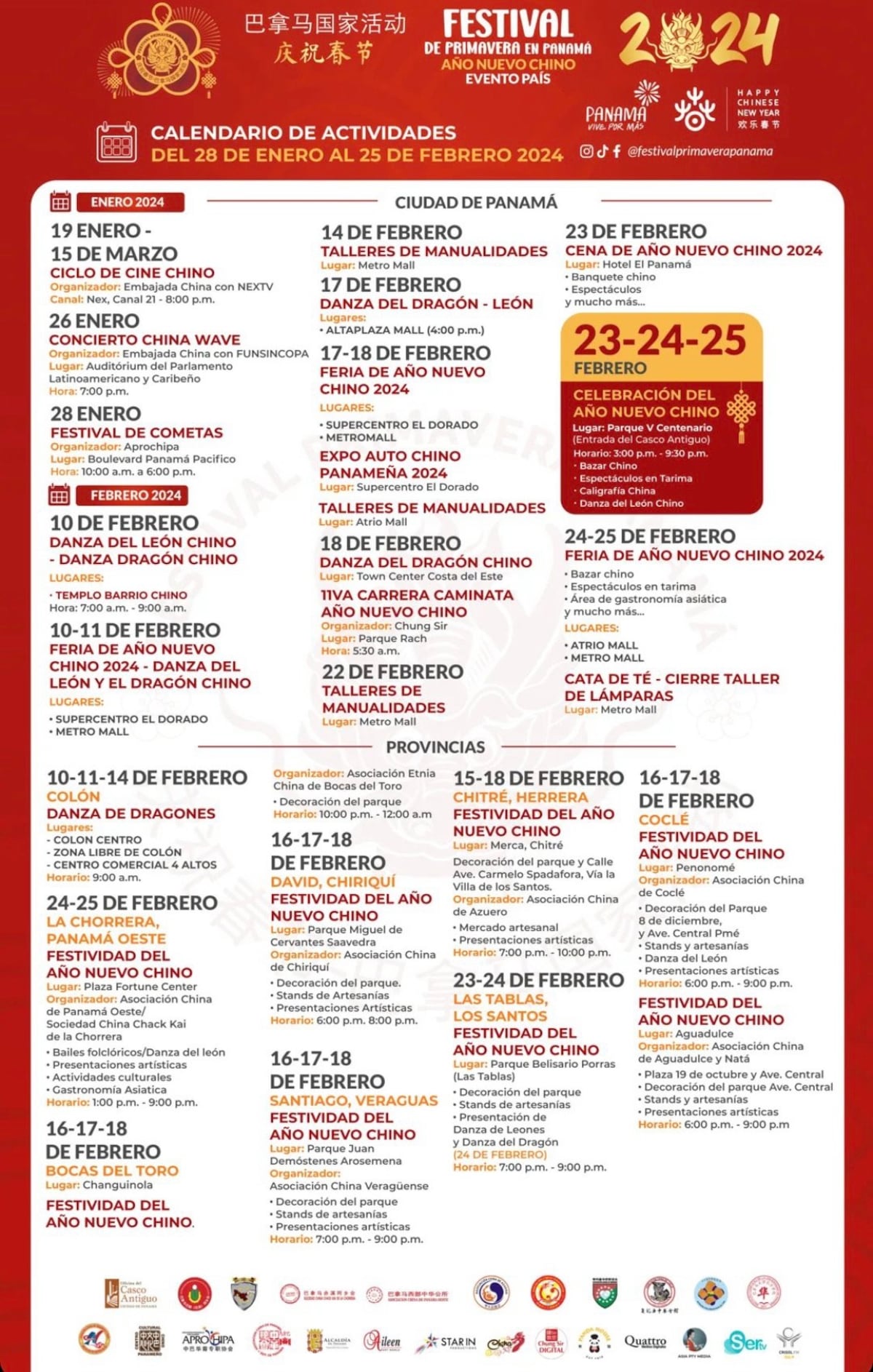 Llega el Año del dragón: con estas actividades se celebrará en Panamá