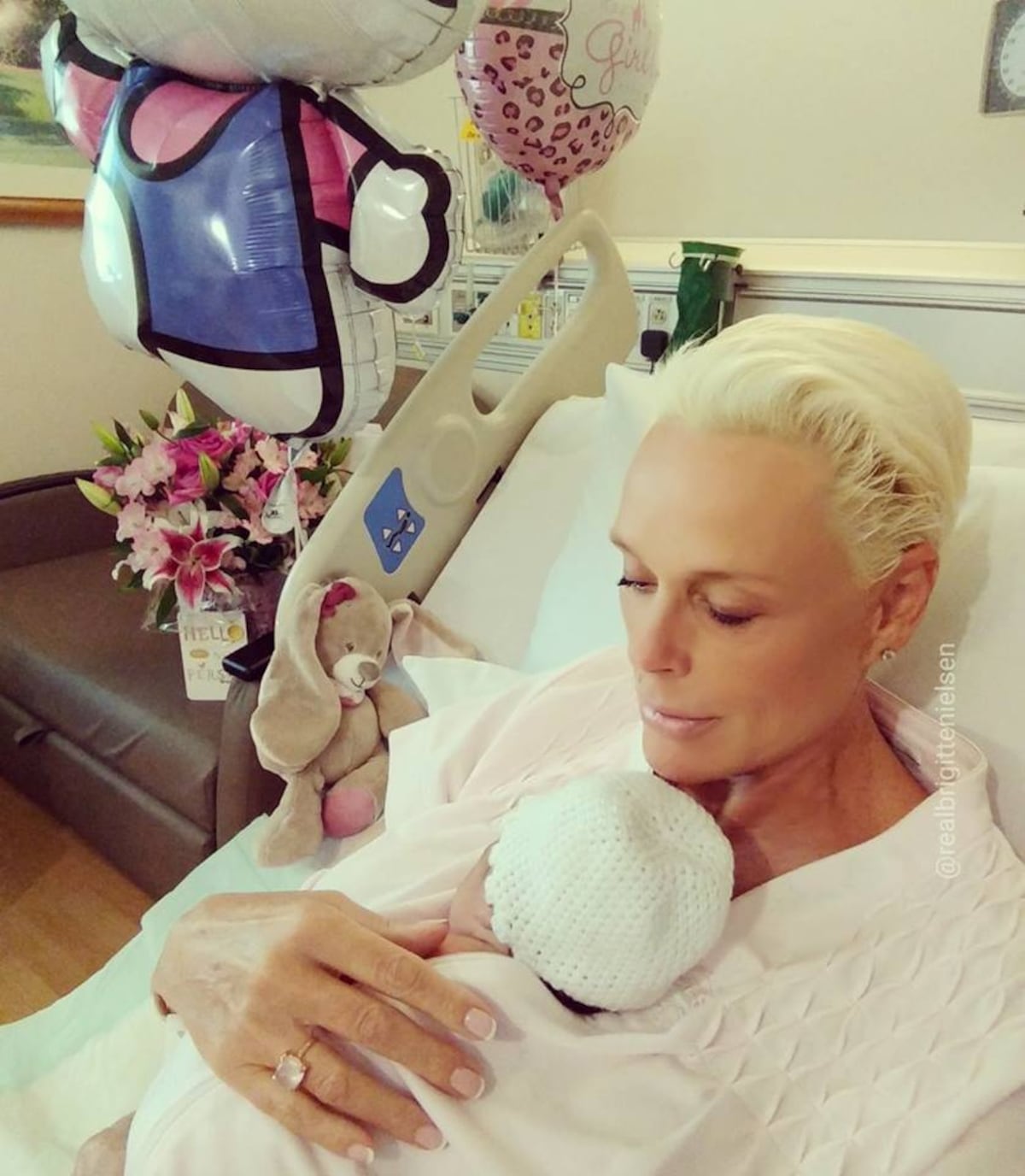 Brigitte Nielsen: la actriz que tuvo a su quinto bebé a los 54 años